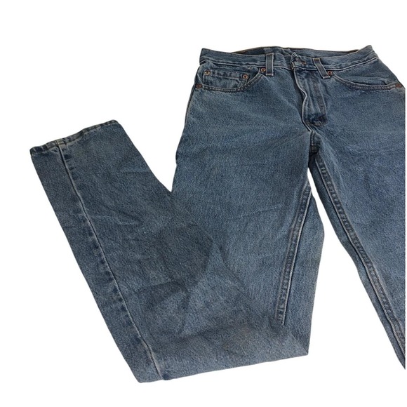 Levi's 512 Slim Fit Tapered Leg Jeans Men W29 L34 Blue Denim - Picture 9 of 9